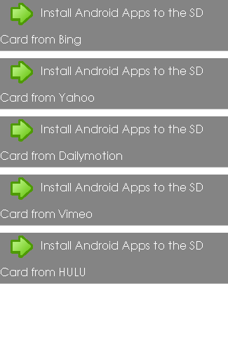 Transfer App to SD Card