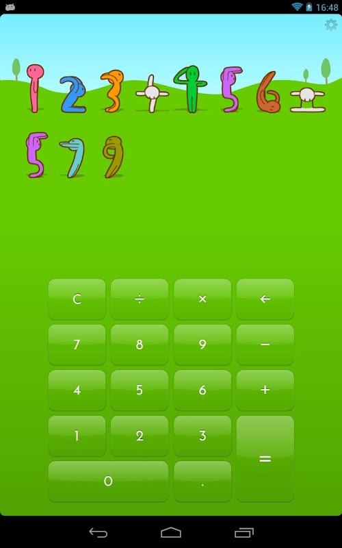 Android application Ningen Calc X screenshort