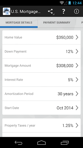 U.S. Mortgage Calculator