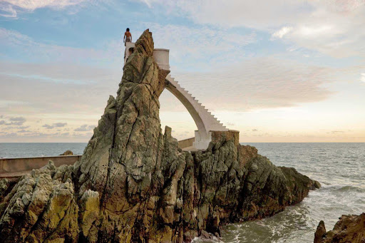 Famed Diver's Rock in Mazatlan. (Um, check your insurance coverage first.)