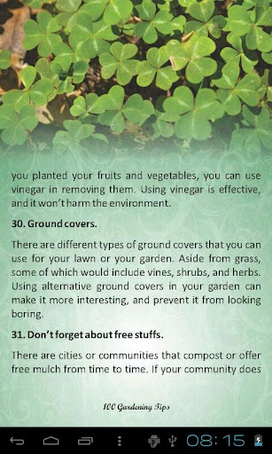 【免費書籍App】100 Gardening Tips-APP點子