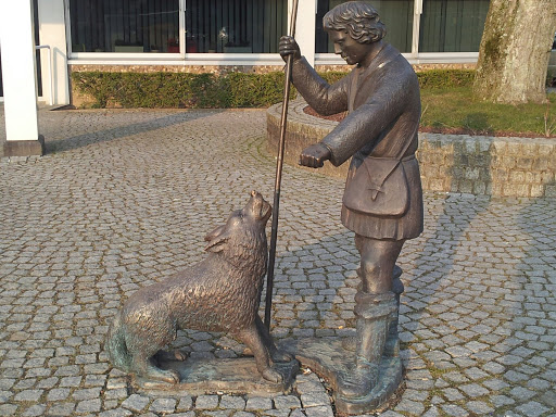 Schäfer und Hund