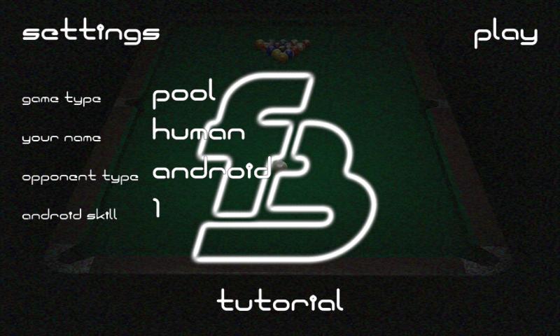 fooBillard Screen 3