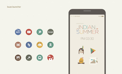 Indian Buzz Launcher Theme