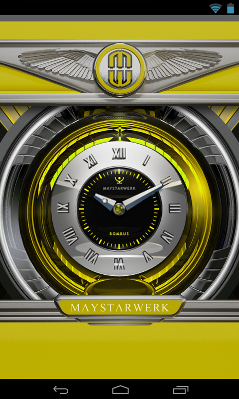 Clock Widget Bombus Screen 3