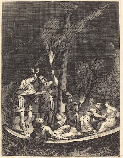 Illustration to Jean Desmarets' "L'Ariane"
