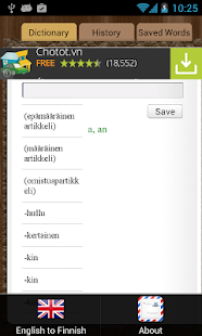 Free English Finnish Dictionary APK