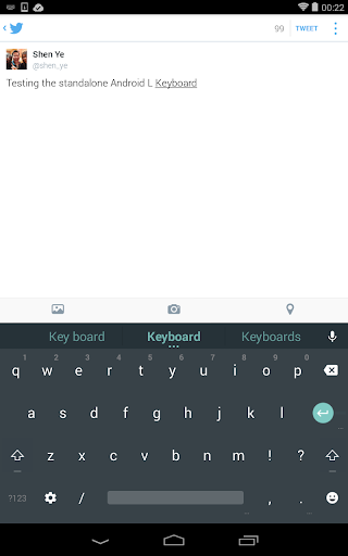 Приложение Android L Keyboard на Андроид