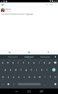 Android L Keyboard - screenshot thumbnail