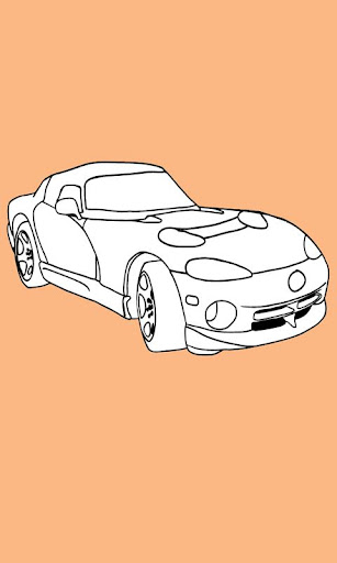 Cars Racing Coloring