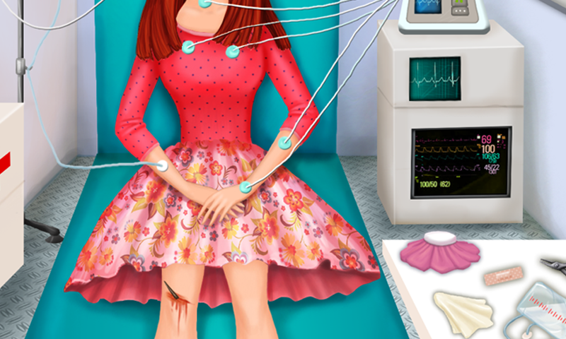 Girl First Aid Flu Ambulance Screen 2