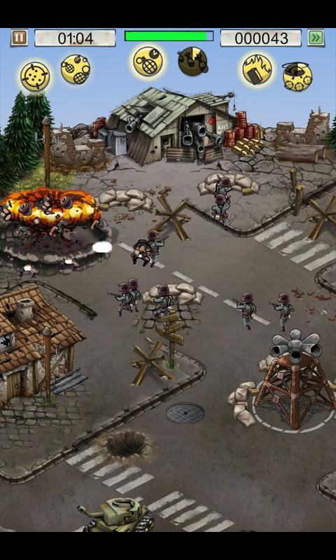 Android application Hills of Glory: WWII screenshort