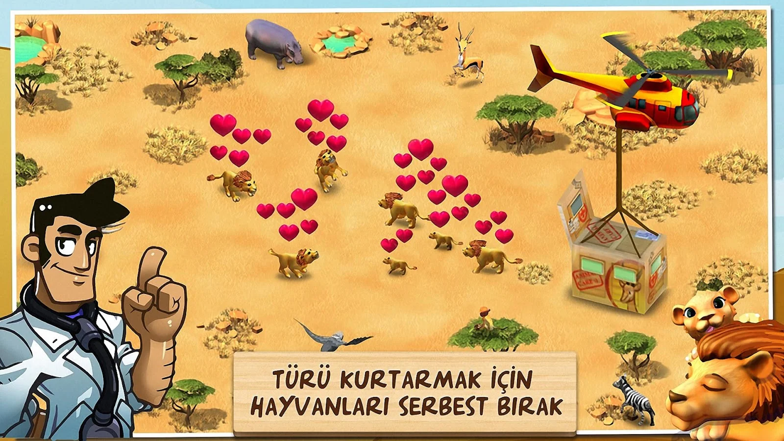 Wonder Zoo Harika Hayvanat Bahçesi Android Para Can Hileli MOD APK - androidliyim