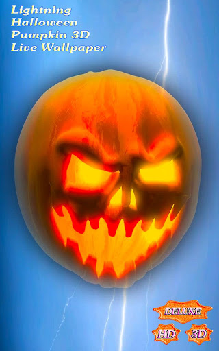 【免費個人化App】Lightning Halloween Pumpkin 3D-APP點子