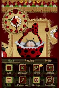 How to download Apex/GO Theme  Cute Ladybugs 2.0 unlimited apk for bluestacks