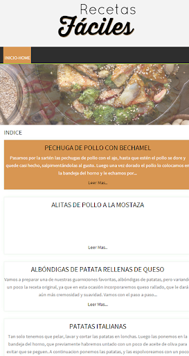 Recetas Fáciles