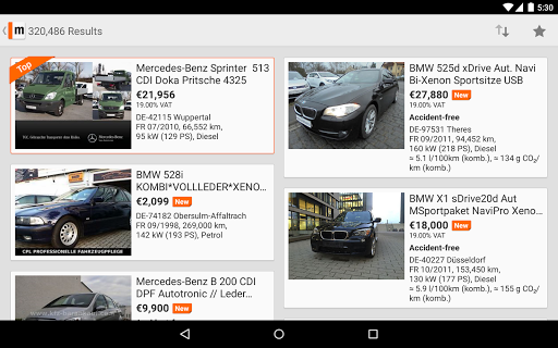 【免費生活App】mobile.de – vehicle market-APP點子