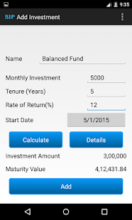 SIP Calculator Screenshots 5
