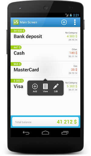 CashFlow Free Expense manager