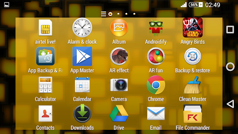 Xperien Theme Neon Yellow poster 13