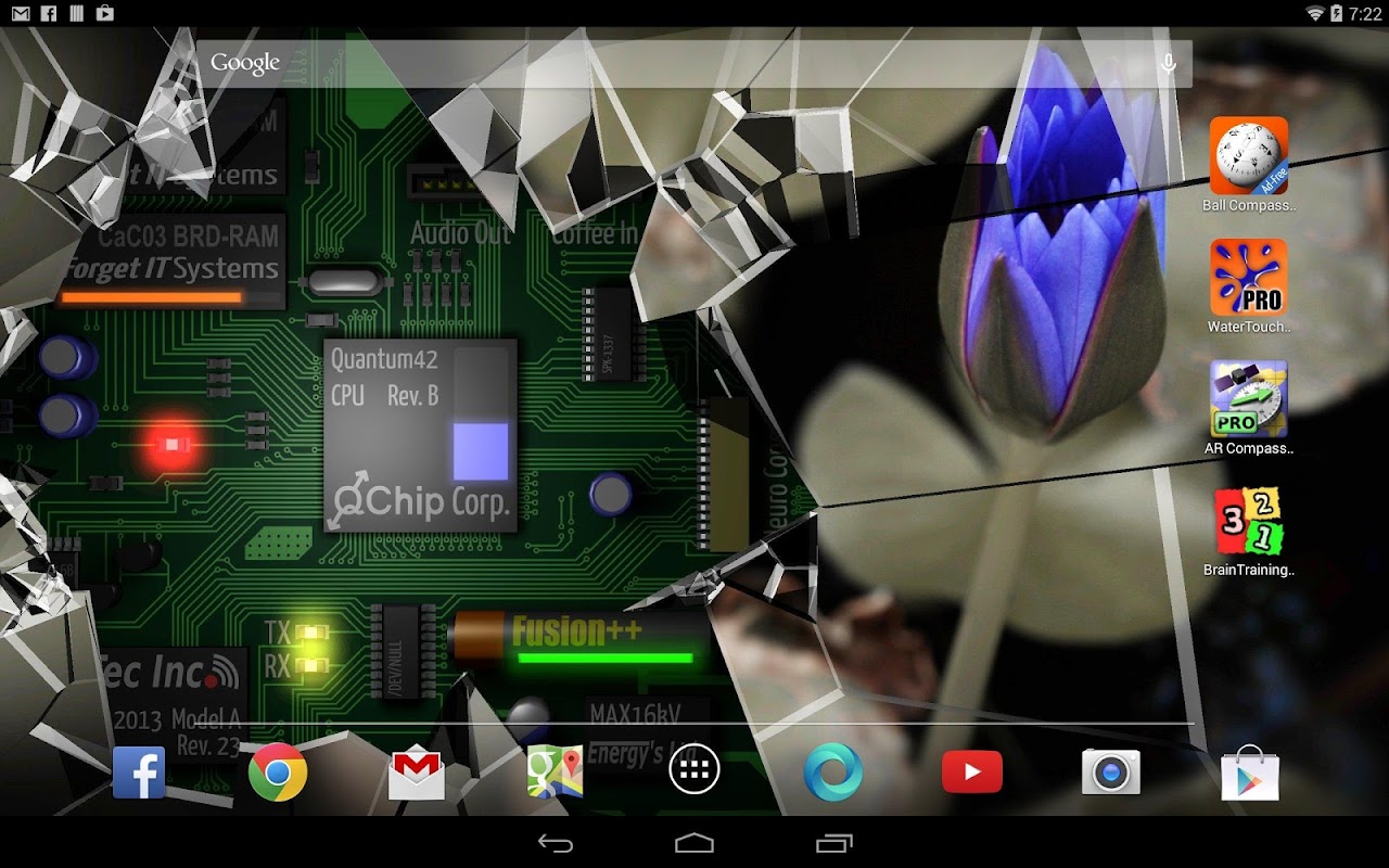 Cracked Screen Gyro 3D Parallax Wallpaper HD Versi Terbaru