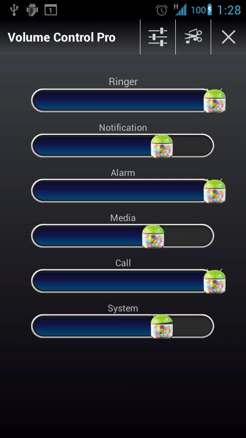 Android application ToneMaker Pro screenshort