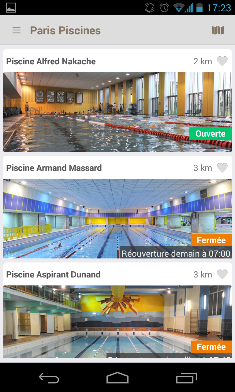 Piscines Screen 2