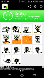 Stickey Little Black Cat poster 2