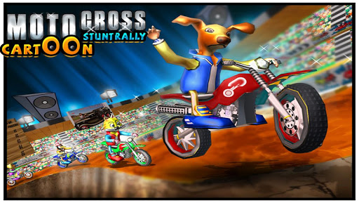 【免費賽車遊戲App】MotoCross Cartoon Stunt Rally-APP點子