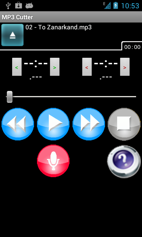 MP3 Cutter Pro - screenshot