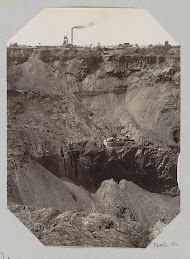 Steengroeve van een diamantmijn te Kimberley