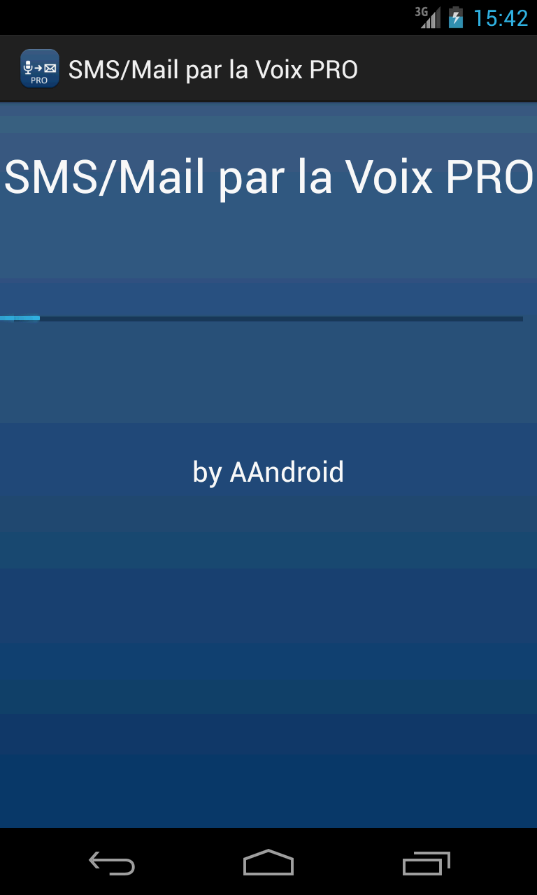 Android application SMS / Email by Voice PRO screenshort
