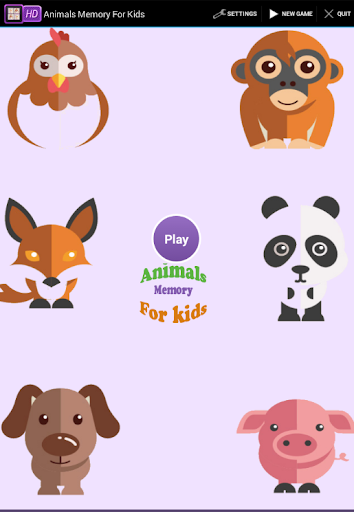 Animals Memory For kids