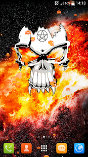 How to mod Fire Skull Live Wallpaper patch 1.1 apk for bluestacks
