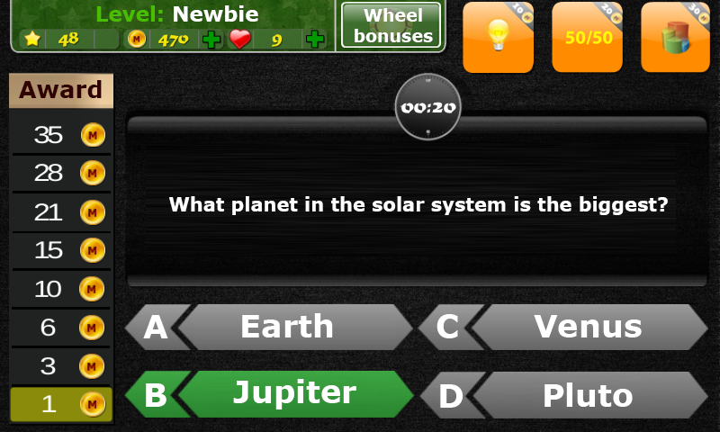The Smartest – Duel Quiz Screen 2