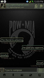 Free POW MIA TRIBUTE THEME APK for PC