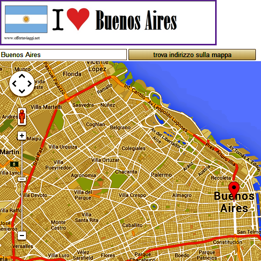 Buenos Aires map