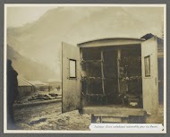 Interieur van een ambulance voor zes gewonden