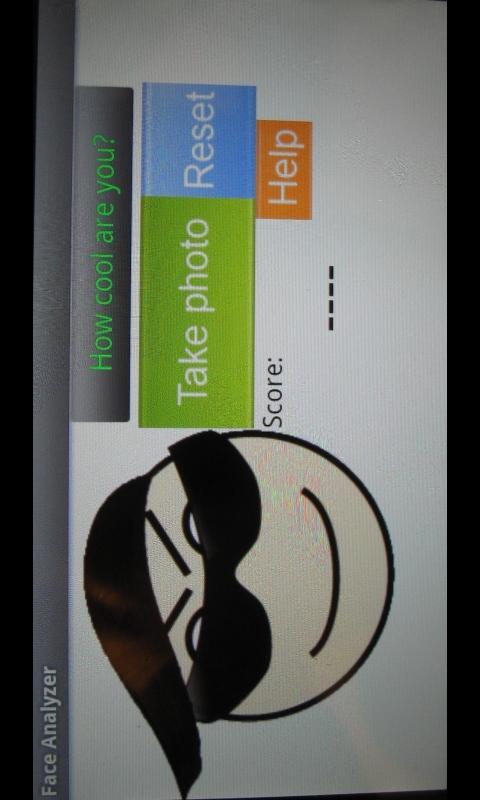 Android application Face analyzer screenshort