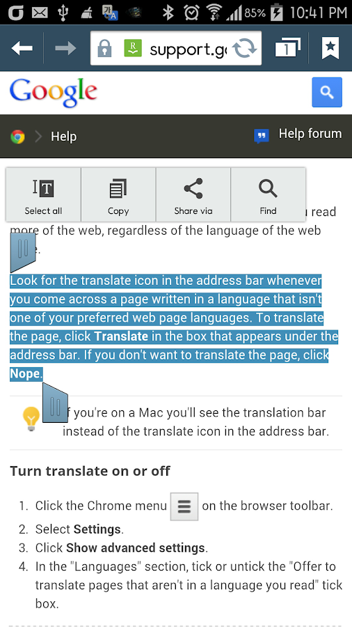 Auto Translation Android Apps on Google Play