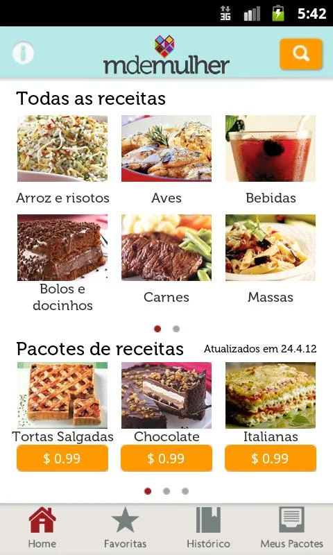 Receitas Fáceis MdeMulher - screenshot