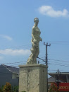 Lady and Child Statue