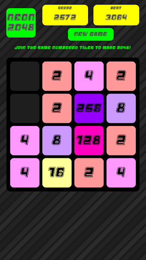 Neon 2048: Block Tile Puzzle