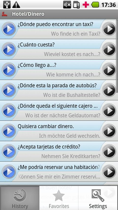 iSayHello Spanish - German Screen 3
