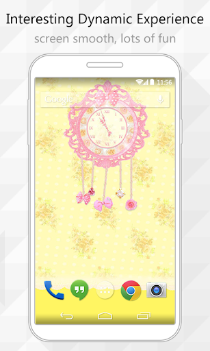 【免費個人化App】Cute Clock Live Wallpaper-APP點子