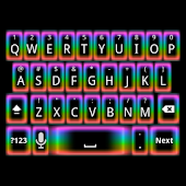 Rainbow Glow Keyboard Skin