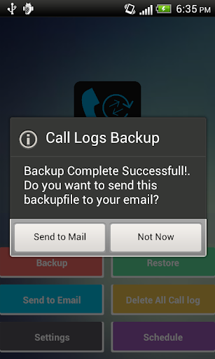 【免費通訊App】Calllog Backup And Restore-APP點子