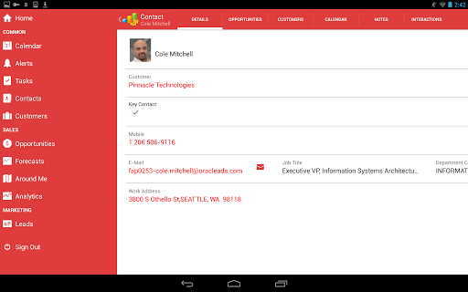【免費商業App】Oracle Sales Cloud Mobile-APP點子