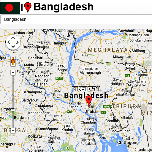 Bangladesh mapa