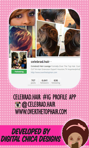 CelebraD Hair Lounge Instagram